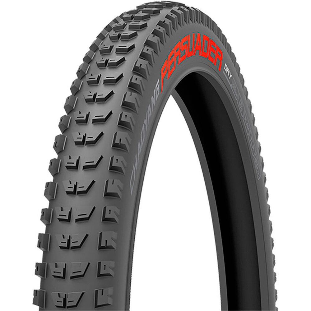 Chaoyan cubiertas mtb Cubierta Persuader Dry TLR 60 TPI 27.5x2.40 vista frontal