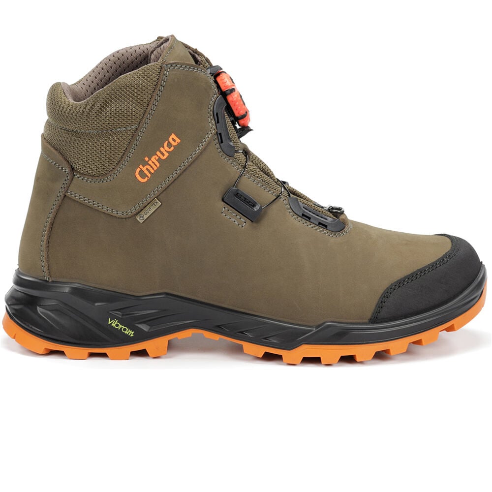 Chiruca bota montaña cuero hombre ALANO FORCE Boa Hi Vis 08 GTX lateral exterior