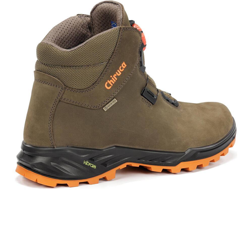 Chiruca bota montaña cuero hombre CARES Boa Hi Vis 08 GORE-TEX vista superior