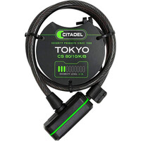 Citadel candado bicicleta TOKYO CS 80/10/K/B vista frontal