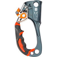 Climbing bloqueador seguridad QUICK UP+ - LEFT - TITANIUM vista frontal