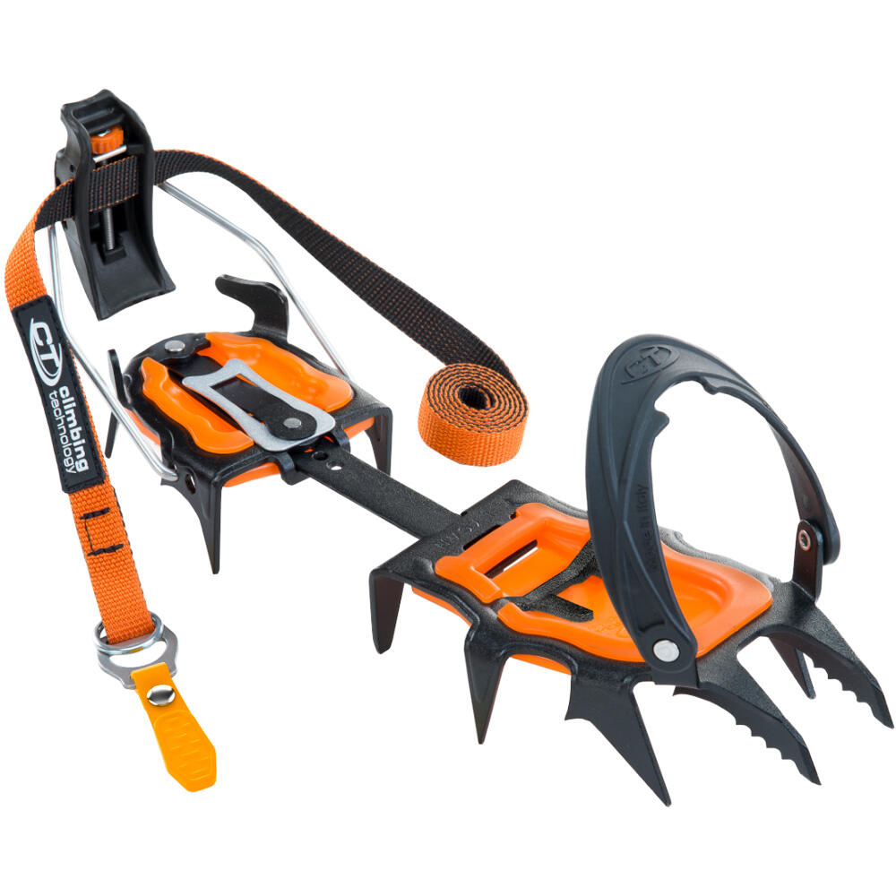 Climbing crampones LYCAN SEMIAUTOMATIC vista frontal