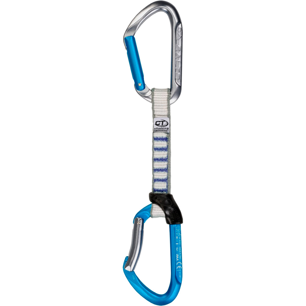 Climbing express escalada SALTO NY - 12 CM - TITANIUM/ELECTRICBLUE vista frontal