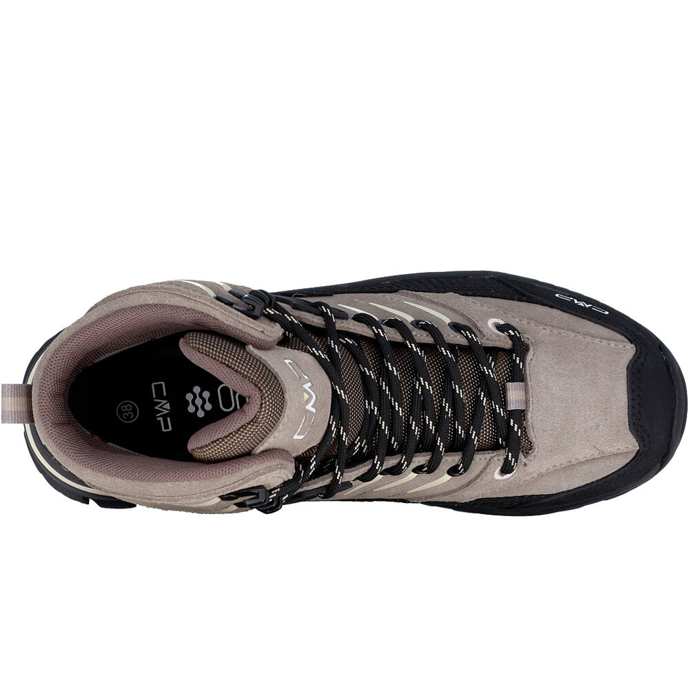 Cmp bota trekking mujer RIGEL 2.0 MID WMN TREKKING SHOES WP vista trasera