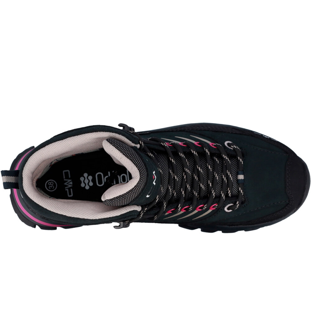 Cmp bota trekking mujer RIGEL 2.0 MID WMN WP TREKKING SHOES vista trasera