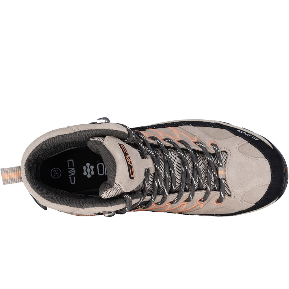 Cmp bota trekking mujer RIGEL MID WMN TREKKING SHOES WP vista trasera