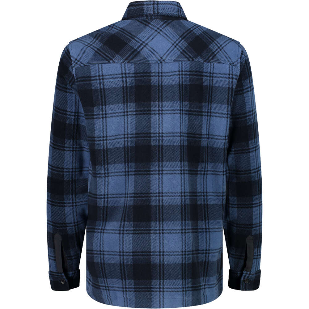 Cmp camisa montaña manga larga hombre MAN SHIRT vista trasera