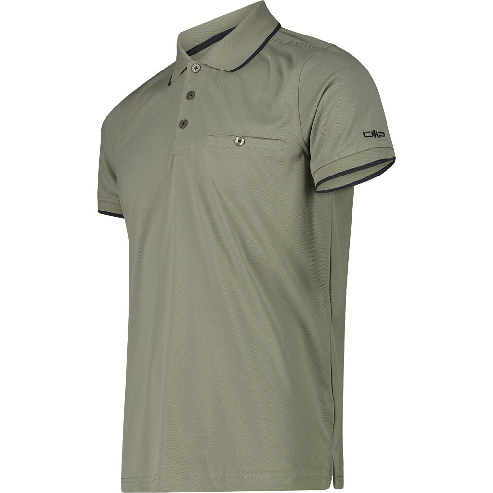 Cmp camiseta montaña manga corta hombre MAN POLO vista detalle