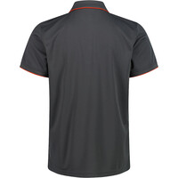 Cmp camiseta montaña manga corta hombre MAN POLO vista trasera