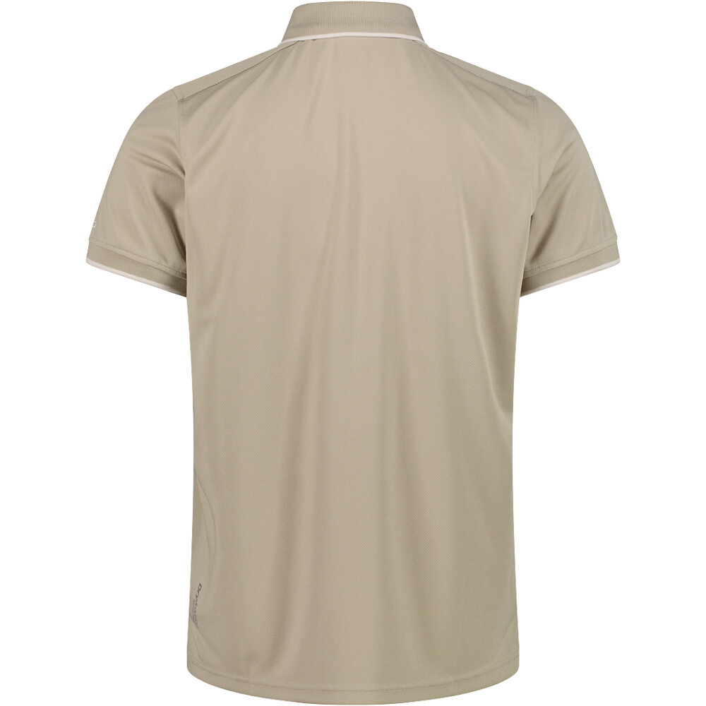 Cmp camiseta montaña manga corta hombre MAN POLO vista trasera