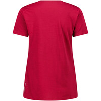 Cmp camiseta montaña manga corta mujer WOMAN T-SHIRT vista trasera