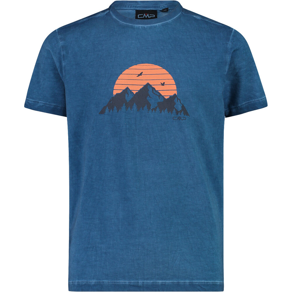 Cmp camiseta montaña manga corta niño KID T-SHIRT vista frontal