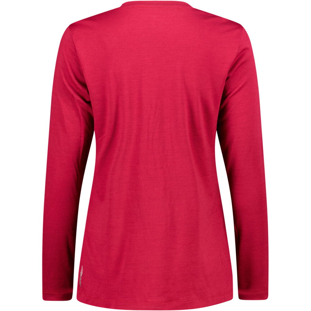 Cmp camiseta montaña manga larga mujer WOMAN T-SHIRT vista trasera