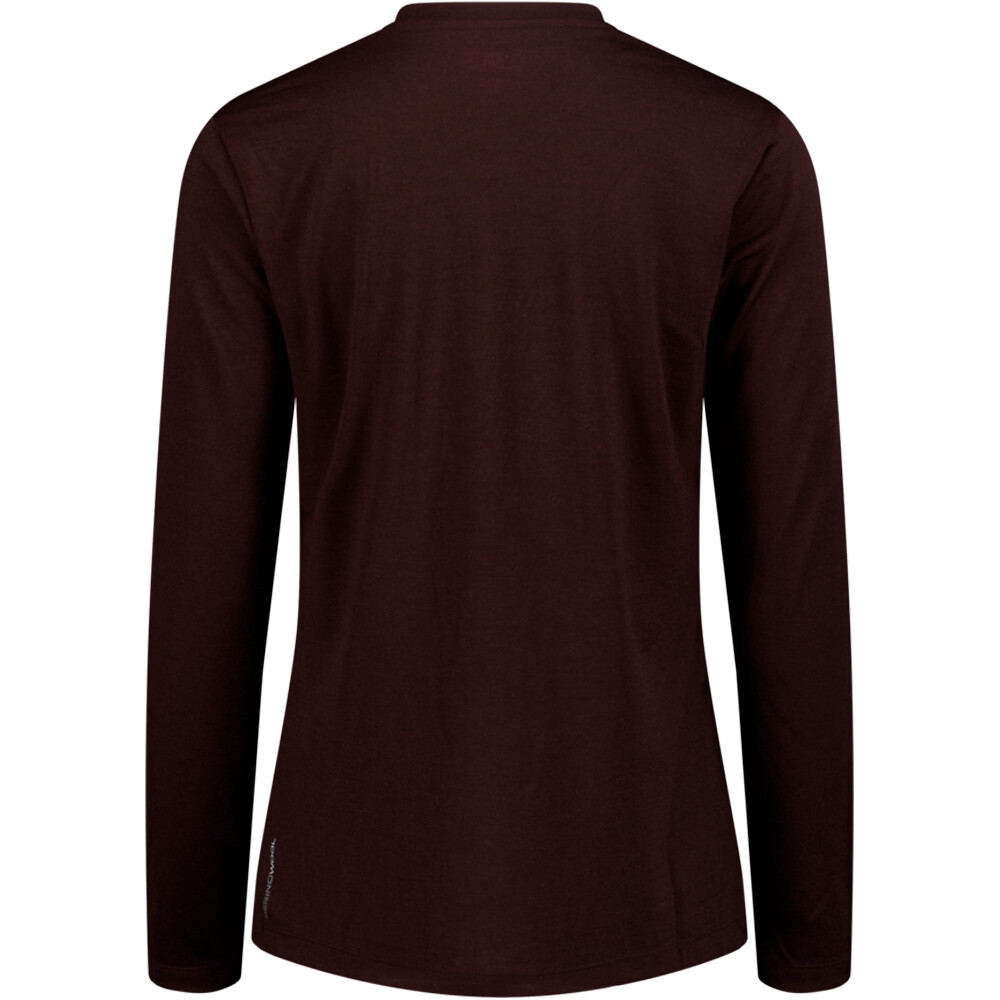 Cmp camiseta montaña manga larga mujer WOMAN T-SHIRT vista trasera