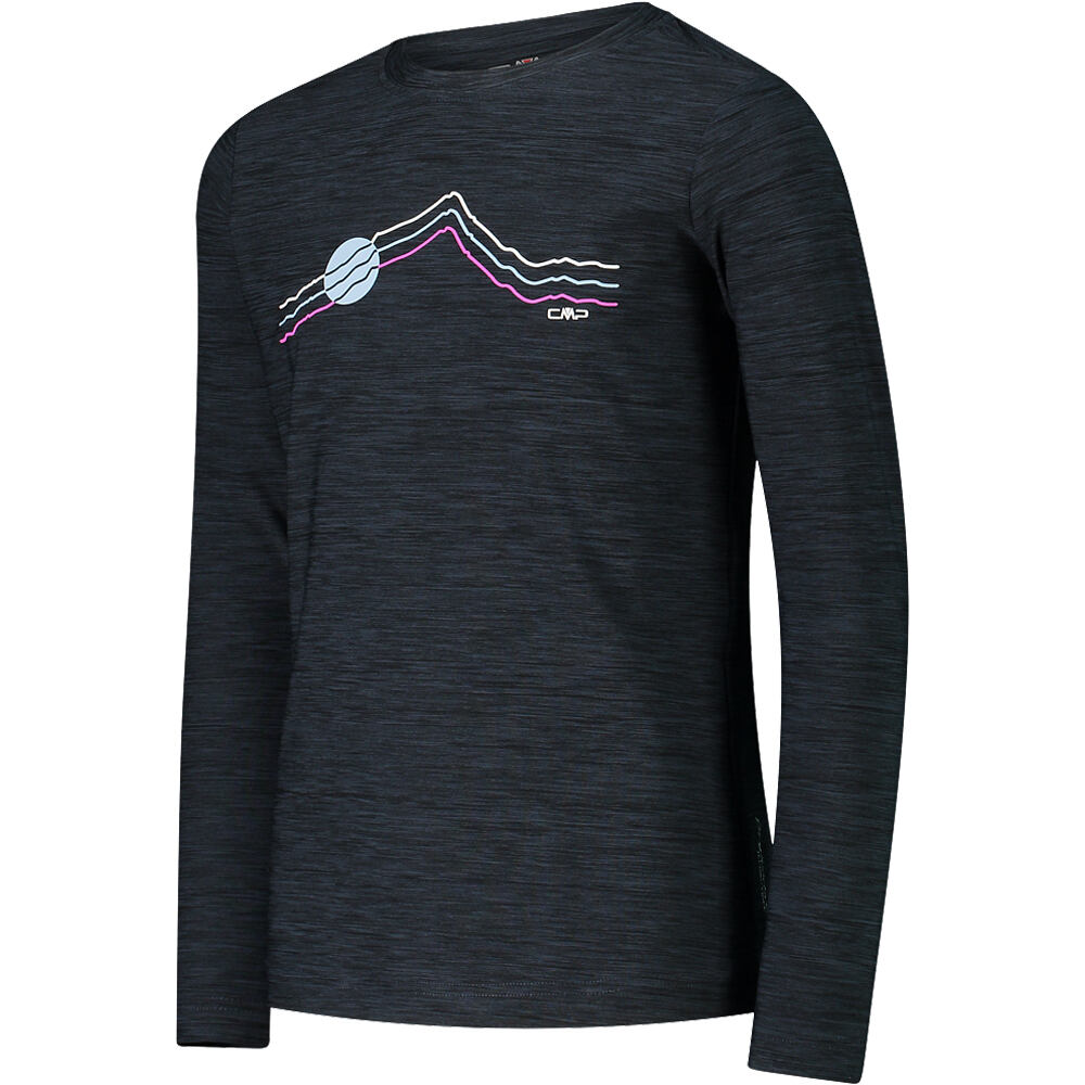 Cmp camiseta montaña manga larga niño KID G T-SHIRT vista detalle
