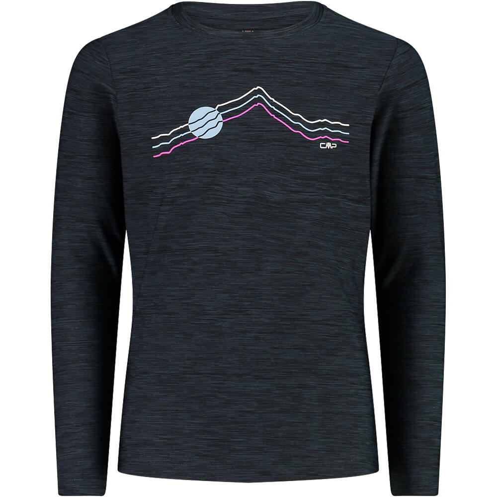 Cmp camiseta montaña manga larga niño KID G T-SHIRT vista frontal