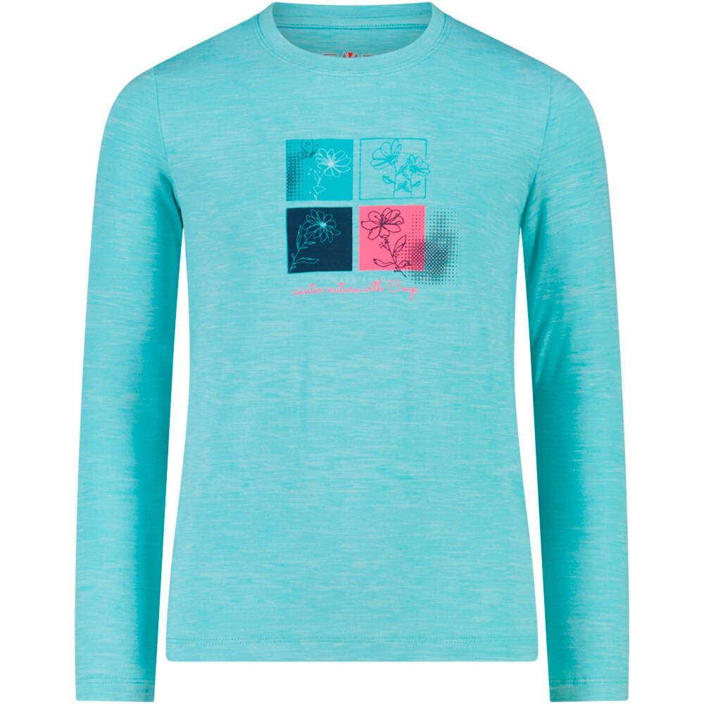 Cmp camiseta montaña manga larga niño KID G T-SHIRT vista frontal