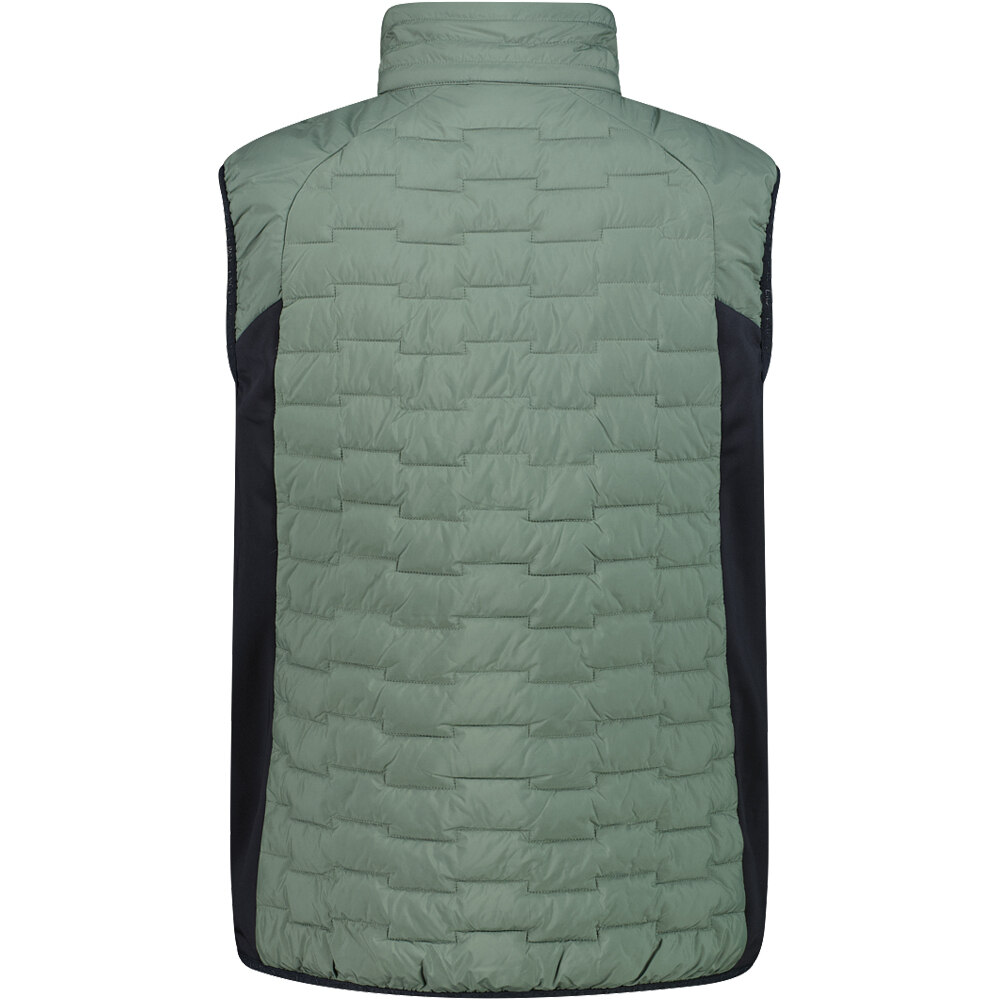 Cmp chaleco outdoor hombre MAN VEST HYBRID vista trasera