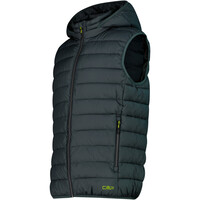Cmp chaleco outdoor hombre MAN VEST SNAPS HOOD vista detalle