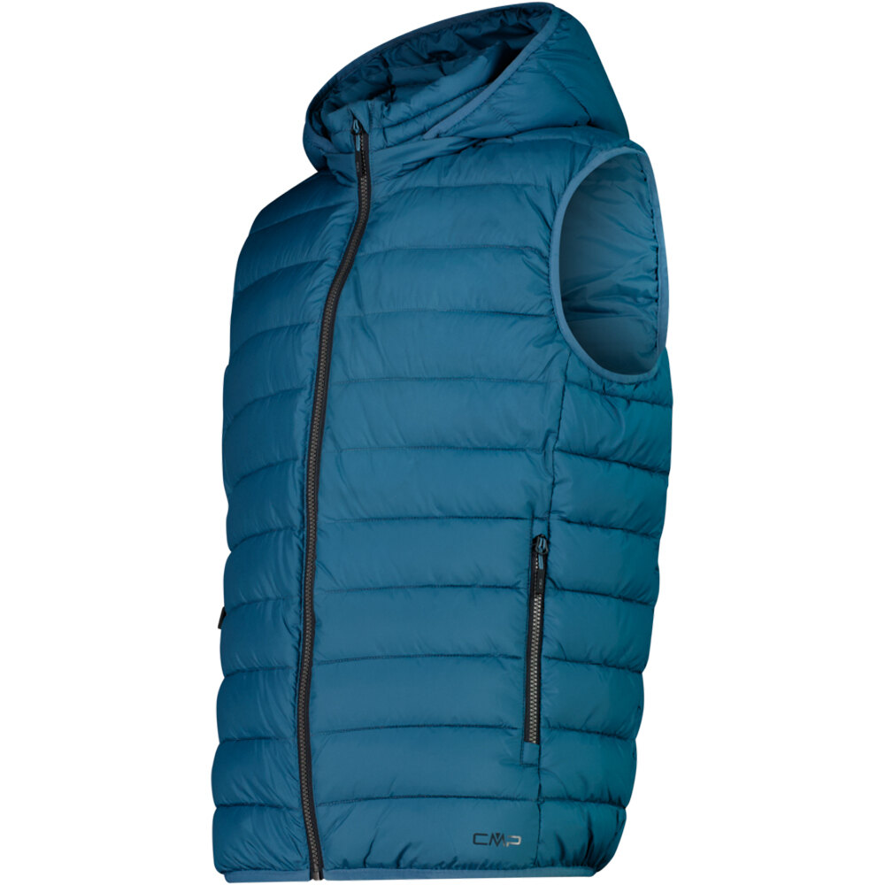 Cmp chaleco outdoor hombre MAN VEST SNAPS HOOD vista detalle