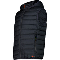 Cmp chaleco outdoor hombre MAN VEST SNAPS HOOD vista detalle