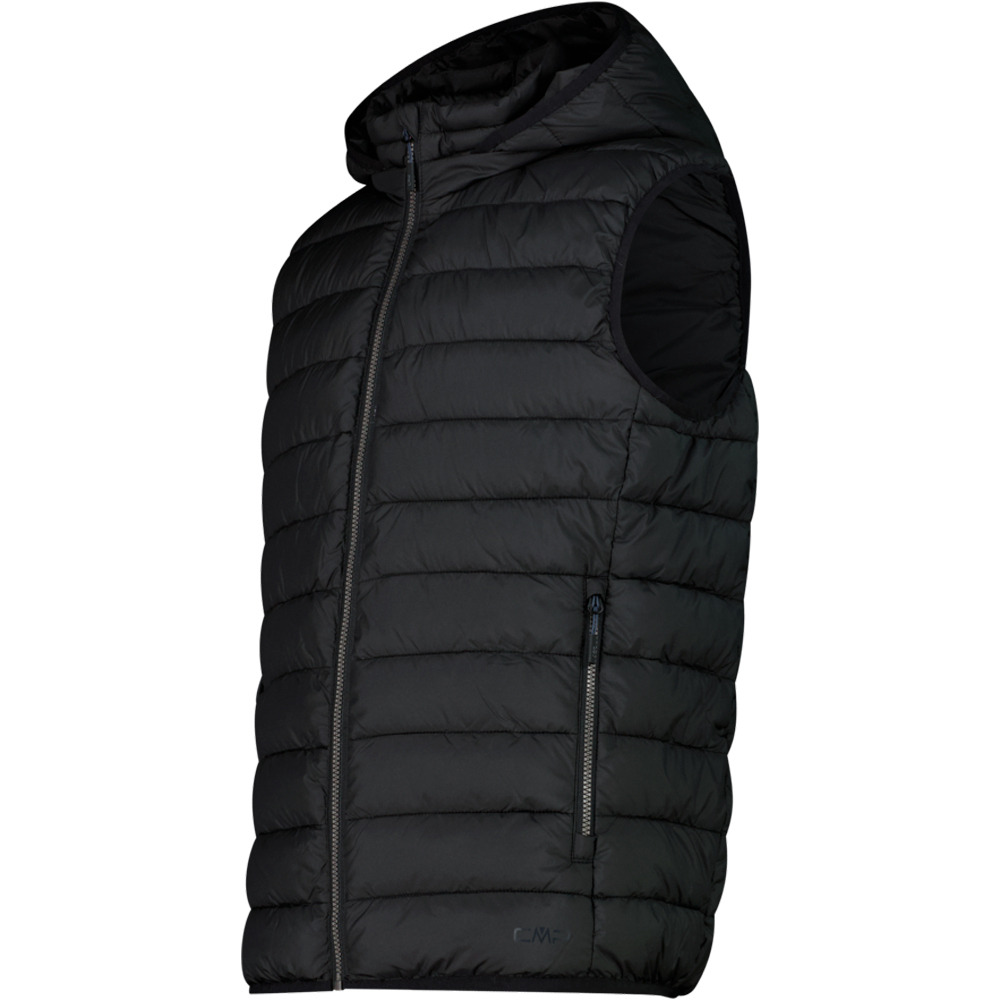 Cmp chaleco outdoor hombre MAN VEST SNAPS HOOD vista detalle