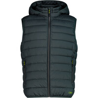 MAN VEST SNAPS HOOD