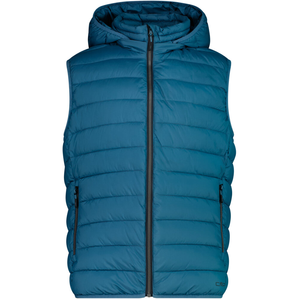 Cmp chaleco outdoor hombre MAN VEST SNAPS HOOD vista frontal