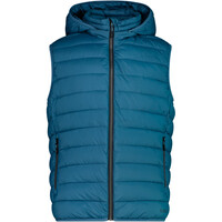 MAN VEST SNAPS HOOD