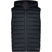 MAN VEST SNAPS HOOD