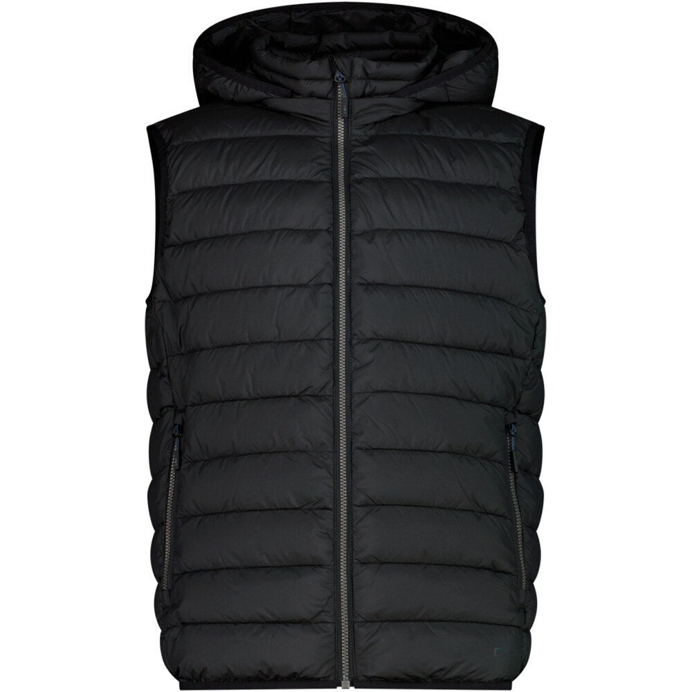 Cmp chaleco outdoor hombre MAN VEST SNAPS HOOD vista frontal