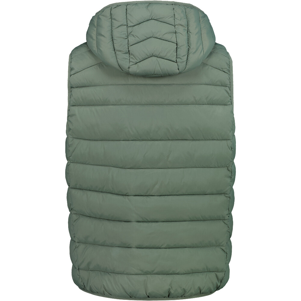 Cmp chaleco outdoor hombre MAN VEST SNAPS HOOD vista trasera