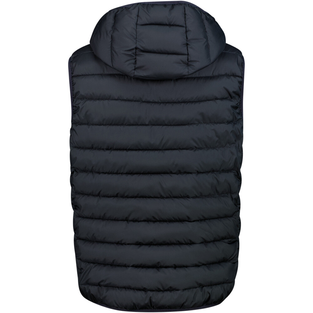 Cmp chaleco outdoor hombre MAN VEST SNAPS HOOD vista trasera