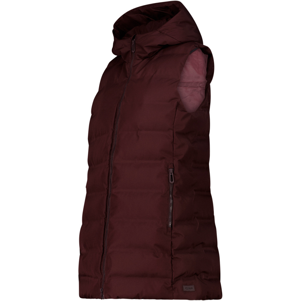 Cmp chaleco outdoor mujer WOMAN VEST FIX HOOD vista detalle