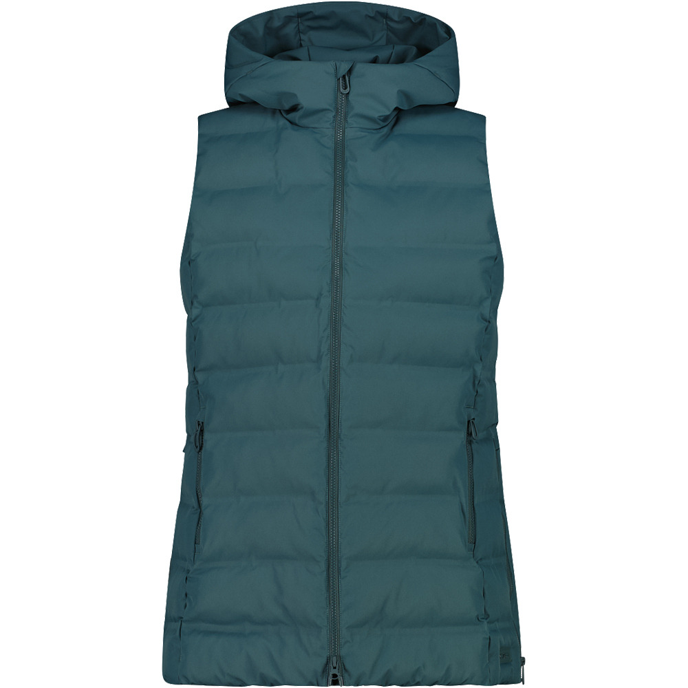 Cmp chaleco outdoor mujer WOMAN VEST FIX HOOD vista frontal