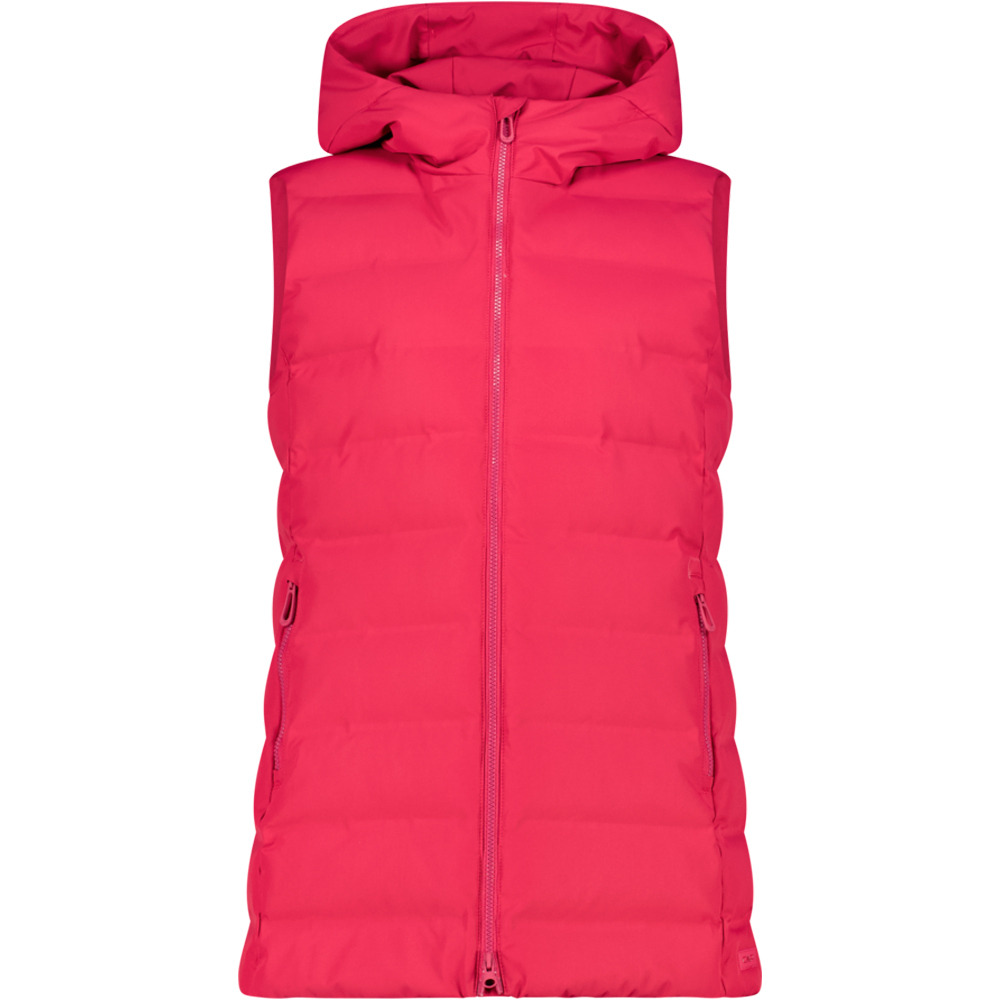 Cmp chaleco outdoor mujer WOMAN VEST FIX HOOD vista frontal