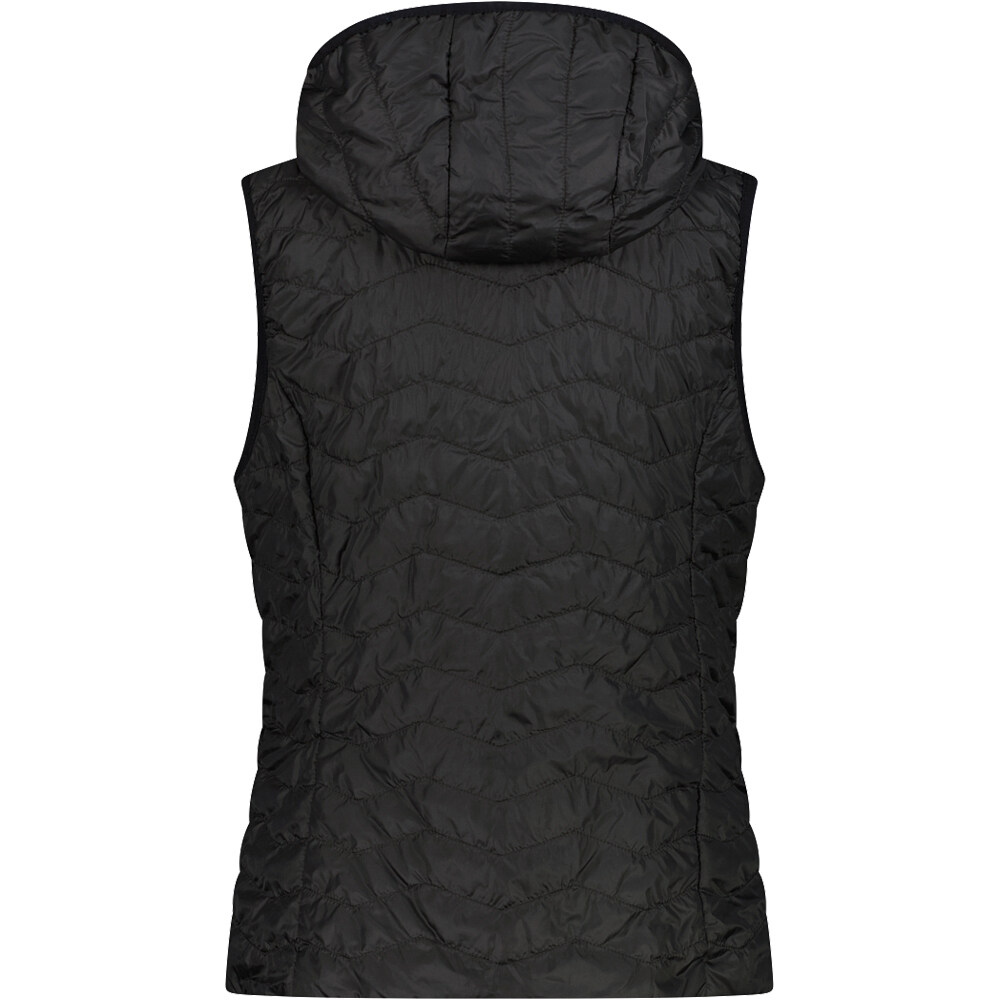 Cmp chaleco outdoor mujer WOMAN VEST FIX HOOD vista trasera