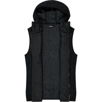 Cmp chaleco outdoor mujer WOMAN VEST HYBRID FIX HOOD 03