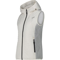 Cmp chaleco outdoor mujer WOMAN VEST HYBRID FIX HOOD vista detalle