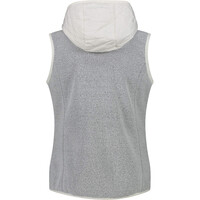 Cmp chaleco outdoor mujer WOMAN VEST HYBRID FIX HOOD vista trasera