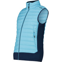 Cmp chaleco outdoor mujer WOMAN VEST HYBRID vista detalle
