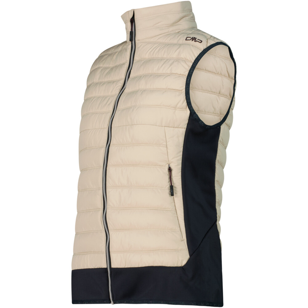 Cmp chaleco outdoor mujer WOMAN VEST HYBRID vista detalle