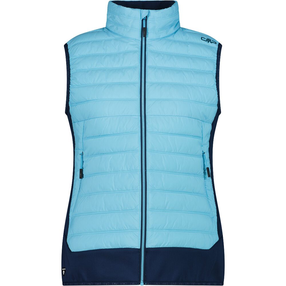 Cmp chaleco outdoor mujer WOMAN VEST HYBRID vista frontal
