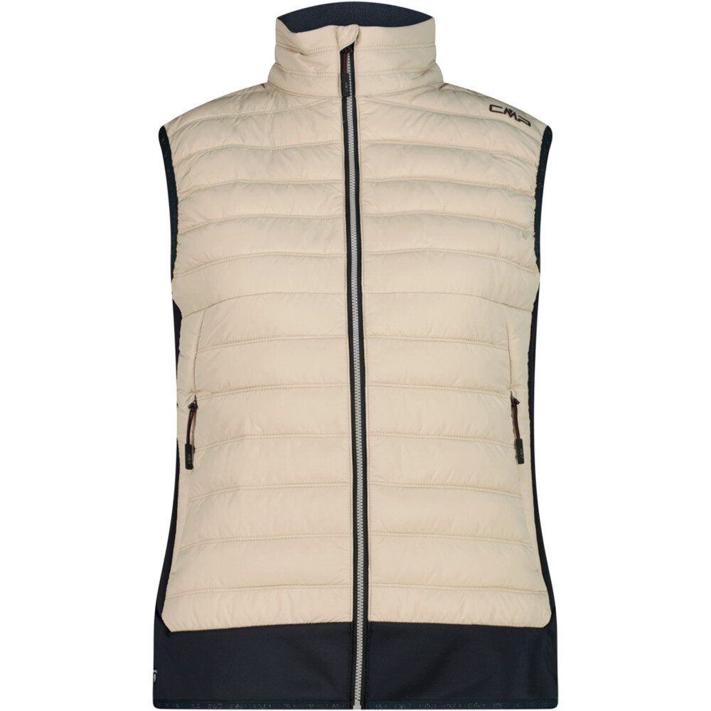 Cmp chaleco outdoor mujer WOMAN VEST HYBRID vista frontal