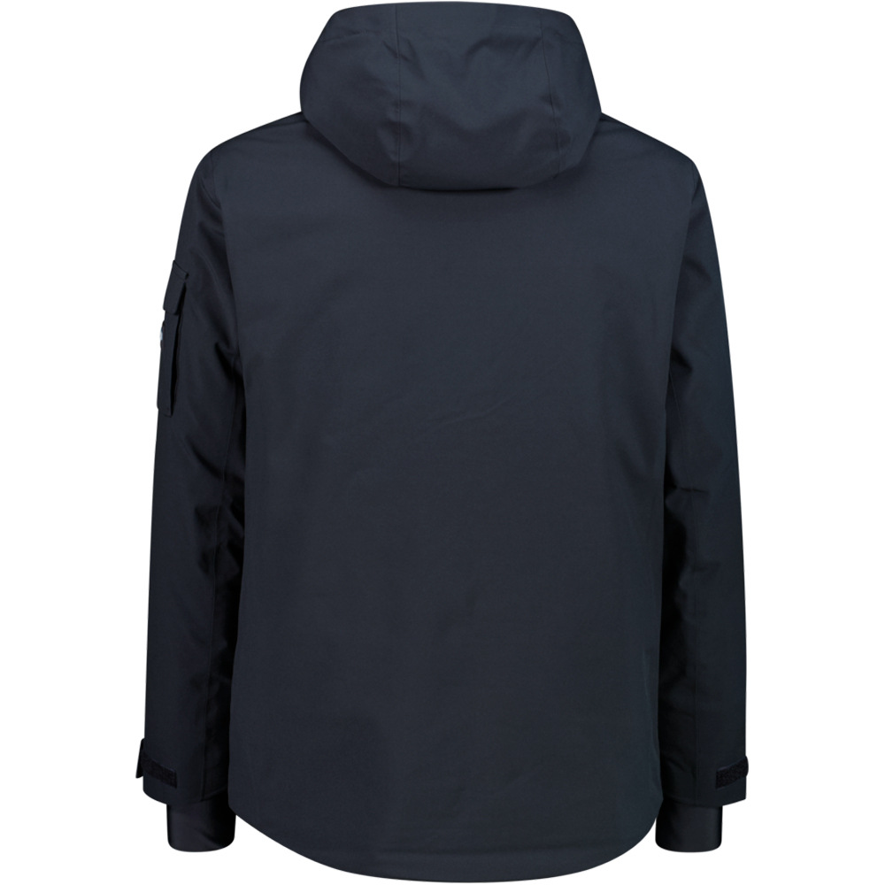 Cmp chaqueta esquí hombre MAN JACKET FIX HOOD ANTRACITE vista trasera