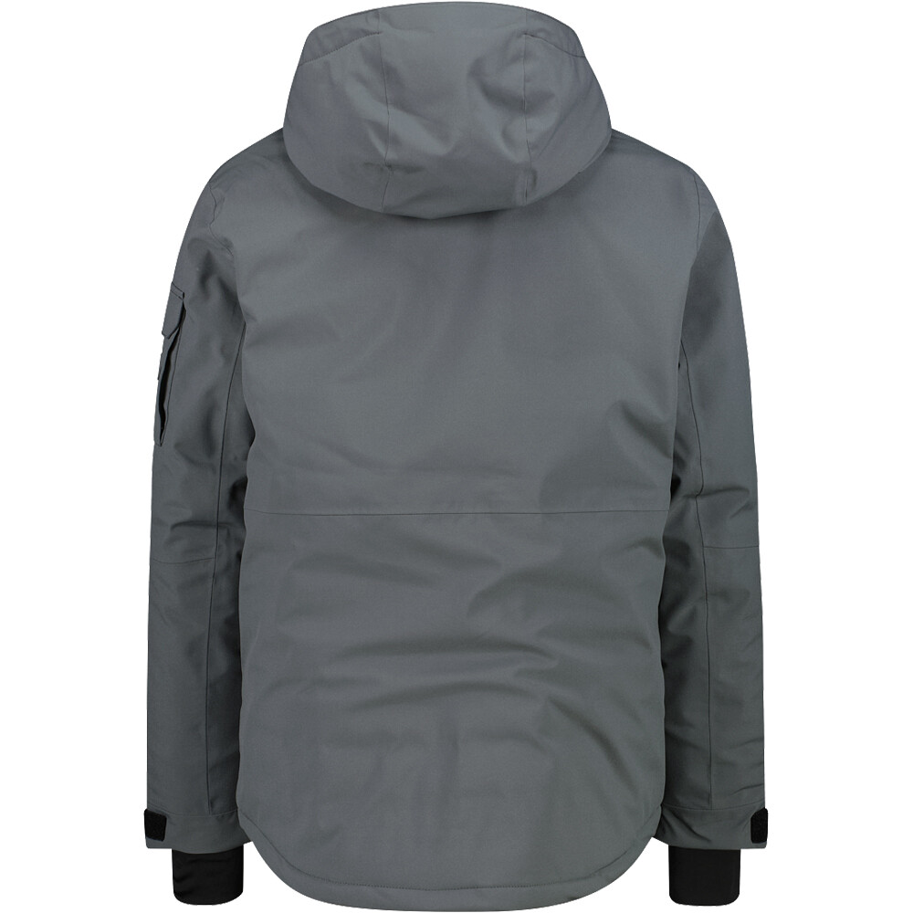 Cmp chaqueta esquí hombre MAN JACKET FIX HOOD GR vista trasera