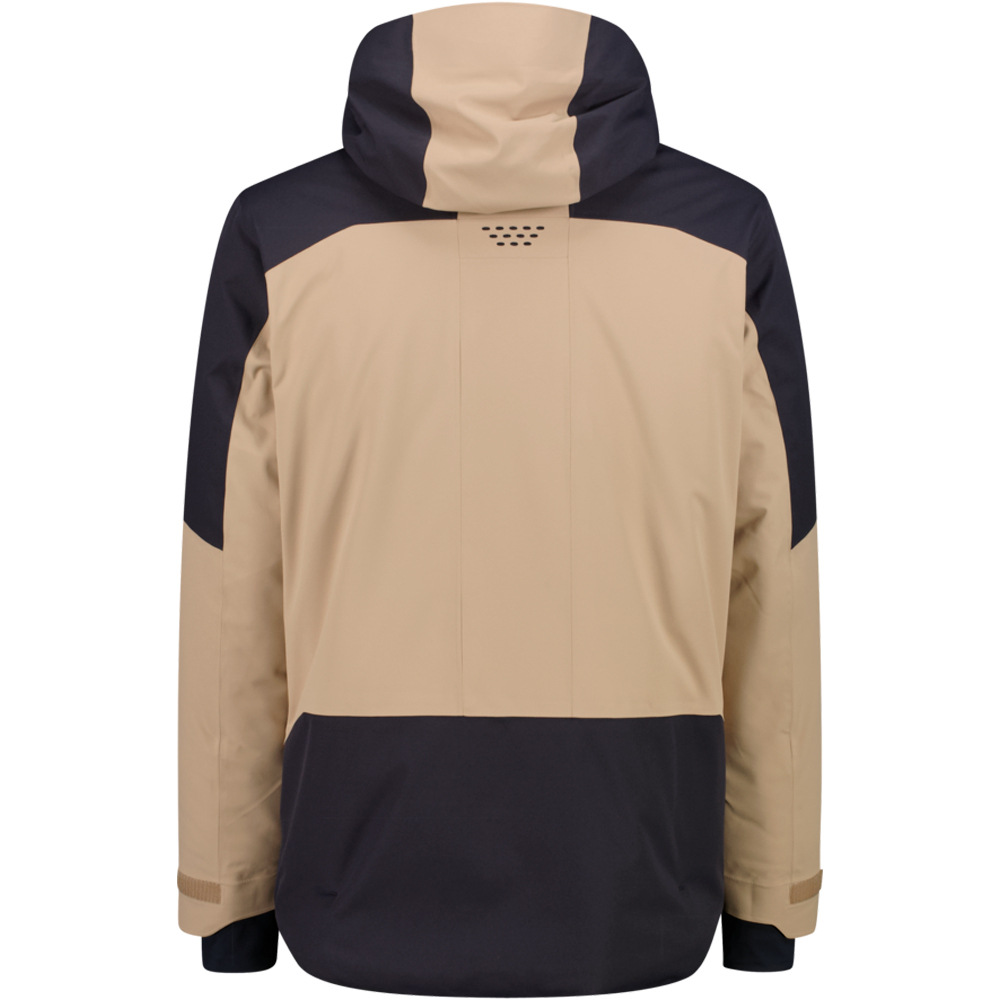 Cmp chaqueta esquí hombre MAN JACKET FIX HOOD vista trasera