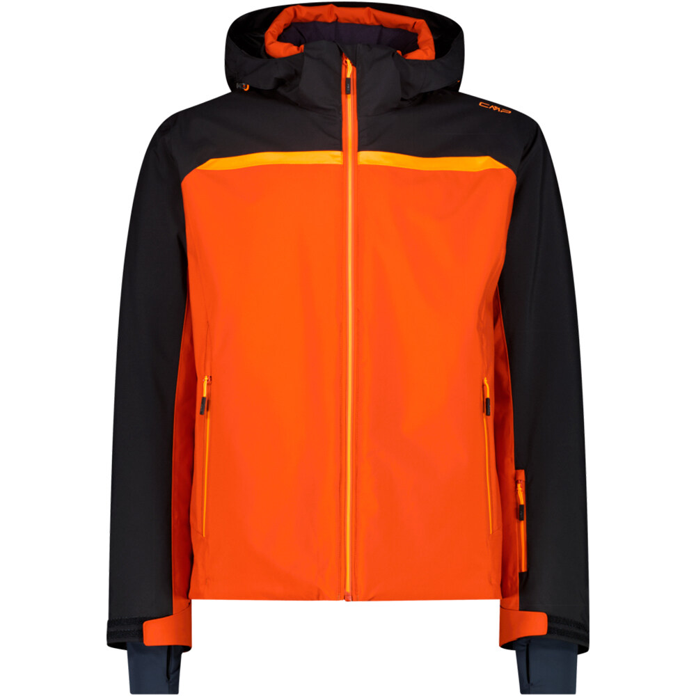 Cmp chaqueta esquí hombre MAN JACKET ZIP HOOD BRICK vista frontal