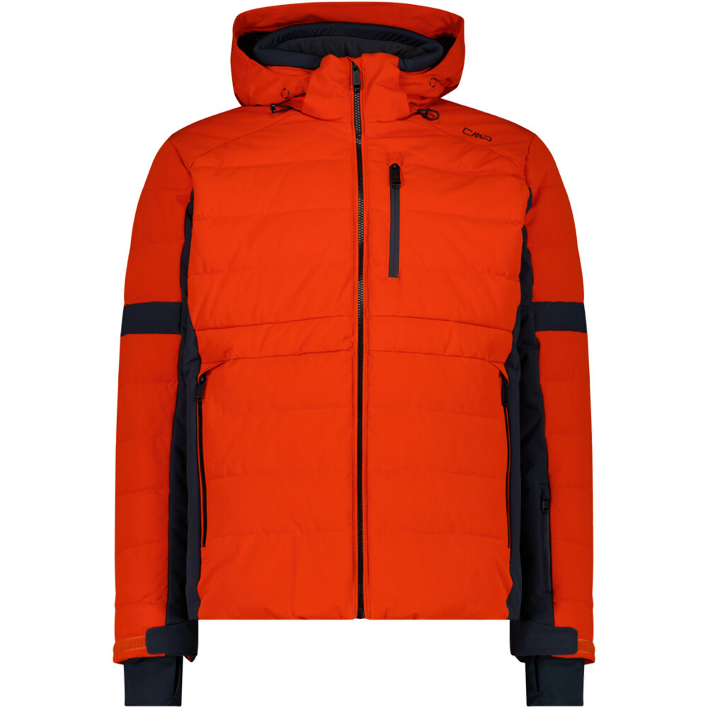 Cmp chaqueta esquí hombre MAN JACKET ZIP HOOD BRICK vista frontal
