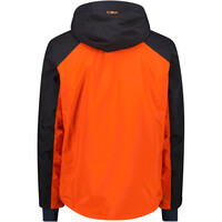 Cmp chaqueta esquí hombre MAN JACKET ZIP HOOD BRICK vista trasera